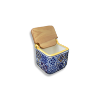 Azulejo Salt Box with Lid