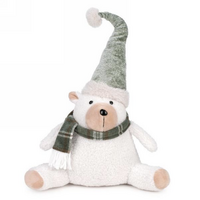 Sitting Bear with a Green Hat