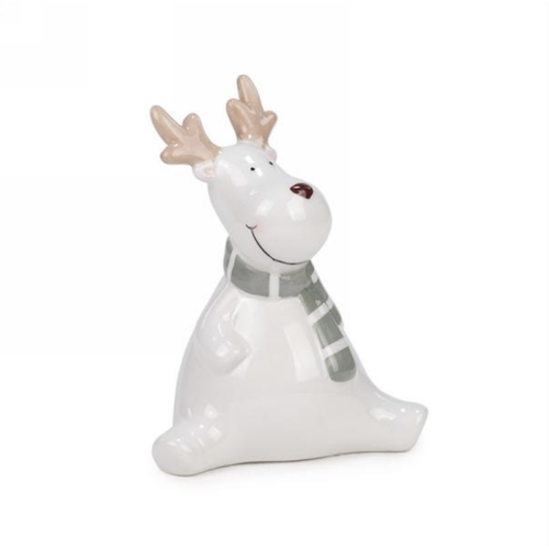 Reindeer with Striped Scarf Reindeer with Striped Scarf