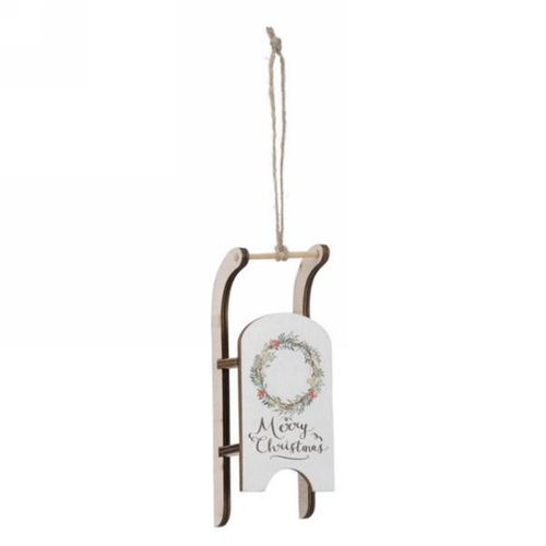 Merry Christmas Sleigh Ornament Merry Christmas Sleigh Ornament