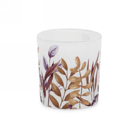 Votive Candle Holder with Foliage