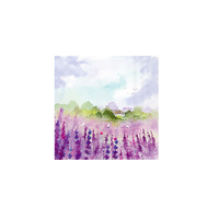 Napkin Lunch Paper Lavender Field