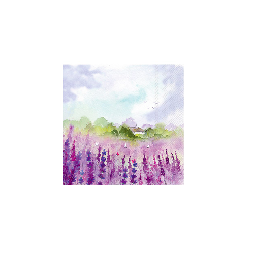 IHR Napkin Lunch Paper Lavender Field