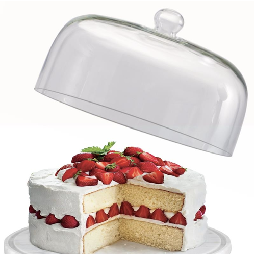 Natural Living Glass Cake Dome 11 inches