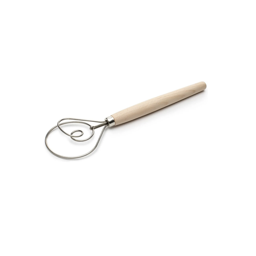 Fox Run Beechwood Danish Dough Whisk