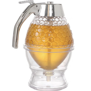 Fox Run Honey Syrup Dispenser Glass
