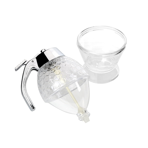 Fox Run Honey Syrup Dispenser Glass