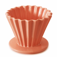 Coffee Filter Holder Orange Frill