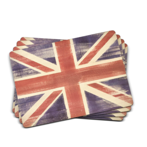 Pimpernel Placemats Union Jack Flag Set of 4