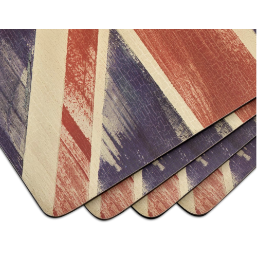Pimpernel Placemats Union Jack Flag Set of 4