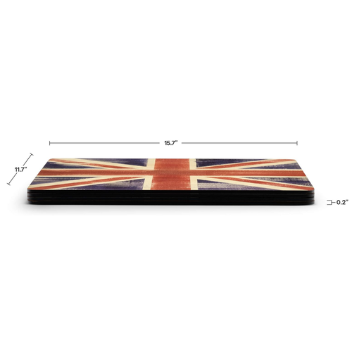 Pimpernel Placemats Union Jack Flag Set of 4