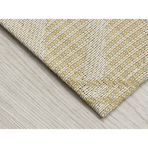 Chilewich Woven Floor Mat Ribbons Wheat Medium