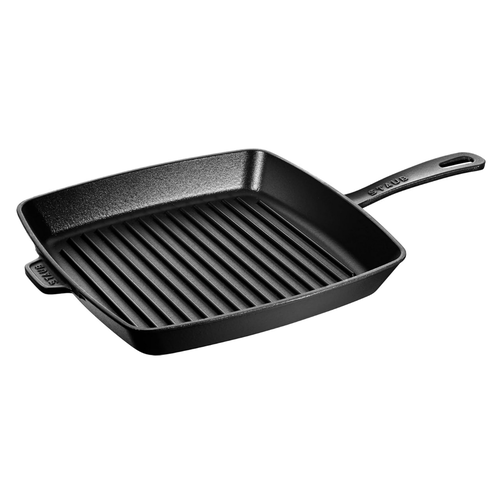 Staub Square Grill Pan 12 Inch Staub Black