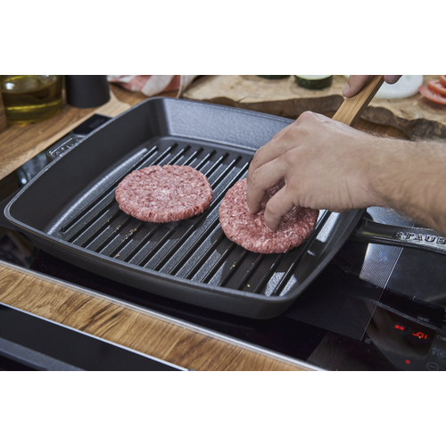 Staub Square Grill Pan 12 Inch Staub Black