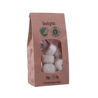 Danish Tealight Eco-Friendly 18pk White