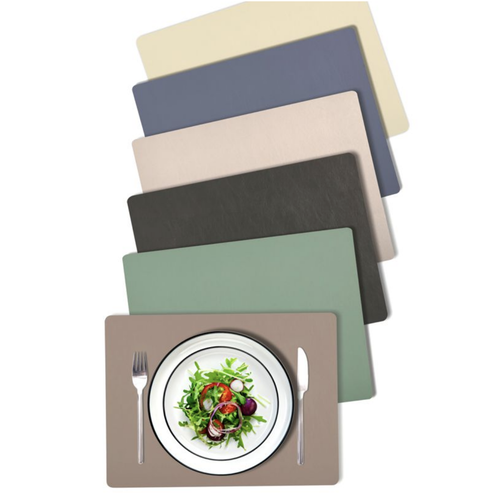 Natural Living BAUHAUS Antimicrobial Rectangular Placemat Taupe