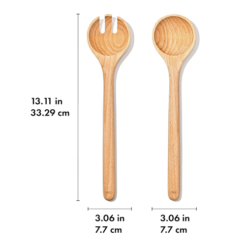 OXO OXO Beechwood Salad Servers