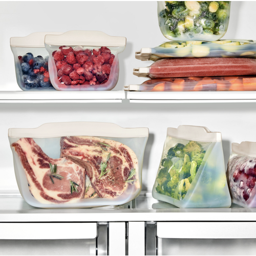 OXO OXO Reusable Stand-Up Snack Bag Oat 8oz
