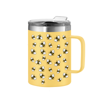 Thermo Mug Insulated Yellow Bees