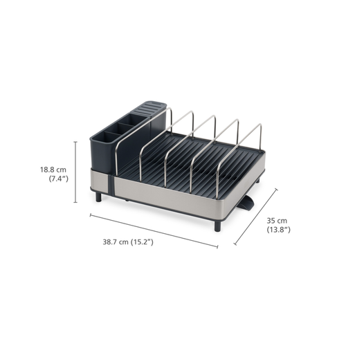 Joseph Joseph Joseph Joseph Extend Max Steel Dish Rack