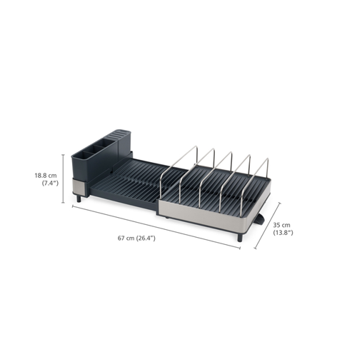 Joseph Joseph Joseph Joseph Extend Max Steel Dish Rack