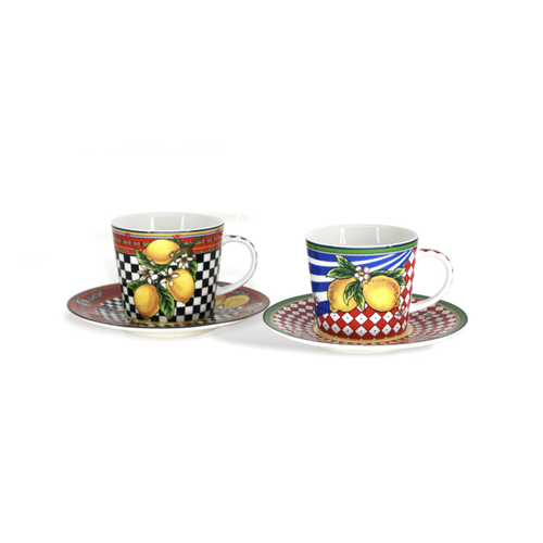 BIA Espresso Cups and Saucers Set of 2 Tesoro