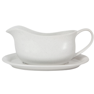 Now Designs White Gravy Boat with Saucer