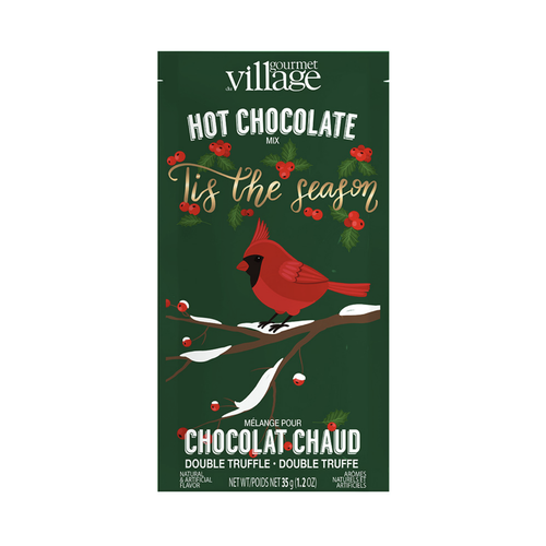 Gourmet du Village Hot Chocolate Single Holly Berry Cardinal