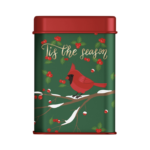 Gourmet du Village Hot Chocolate Tin Holly Berry Cardinal Gourmet du Village Hot Chocolate Tin Holly Berry Cardinal