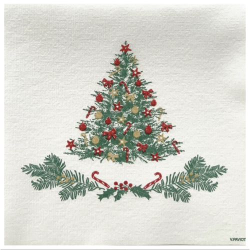 Napkin Dinner Paviot Sapin Napkin Dinner Paviot Sapin
