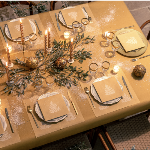 Napkin Dinner Paviot Sapin Roi Des Forets Or Napkin Dinner Paviot Sapin Roi Des Forets Or