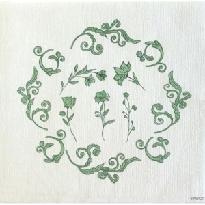 Napkin Dinner Paviot Régence Vert