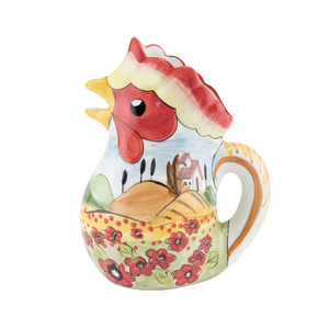 PORTUGAL IMPORTS Farm Rooster Pitcher 1L