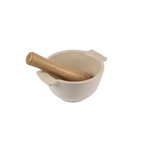 Appolia Mortar & Pestle Ecru