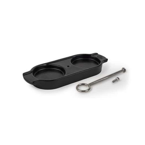 Peugeot Linea Ceramic Salt and Pepper Mill Tray Satin Black Peugeot Linea Ceramic Salt and Pepper Mill Tray Satin Black