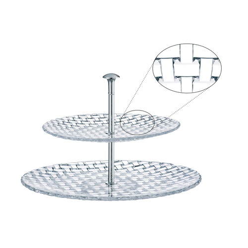 Nachtmann Bossa Nova 2 Tier Cake Stand