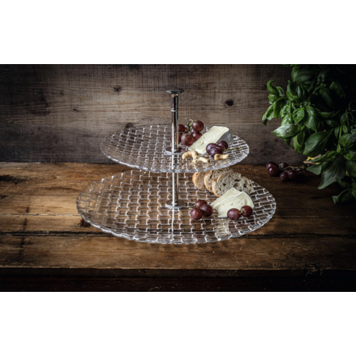 Nachtmann Bossa Nova 2 Tier Cake Stand