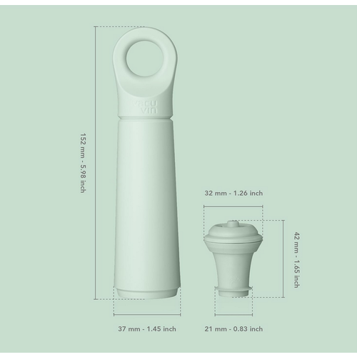 Vacuvin Loop Wine Saver Jade