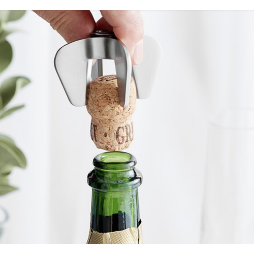 Vacuvin Champagne Opener Black