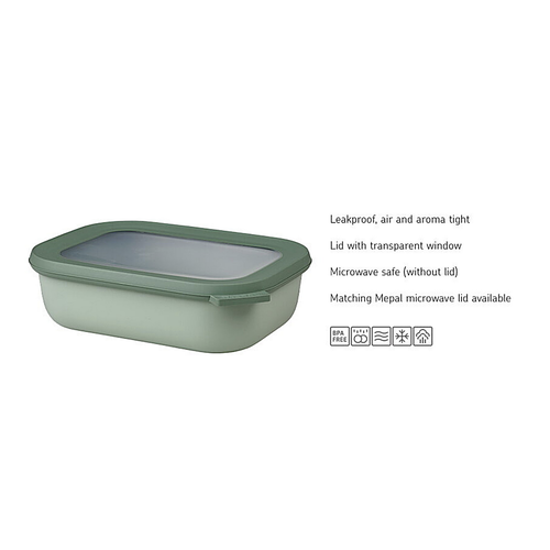 MEPAL Cirqula Multi-Bowl Rectangular 500ml Cream