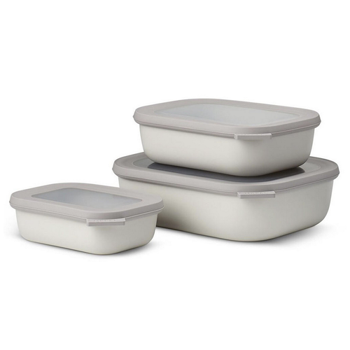 MEPAL Cirqula Multi-Bowl Rectangular 1L Cream