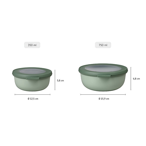 MEPAL Cirqula Multi-Bowl 350ml Cream