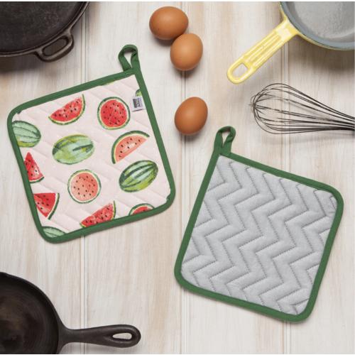 Now Designs Pot Holder Pair Watermelon