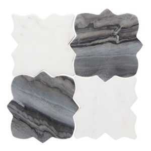 Now Designs Tesselate Marble Coasters Set of 4
