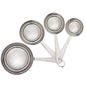 Now Designs Silver Measuring Cup Set Now Designs Silver Measuring Cup Set