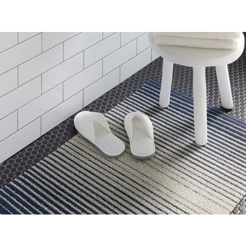 Chilewich Utility Mat Domino Shag Denim