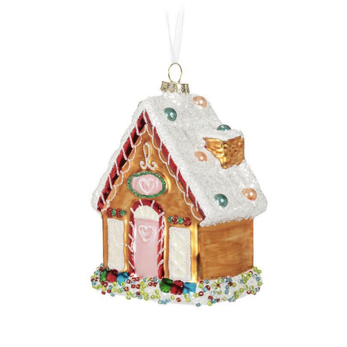Abbott Glass Gingerbread House Ornament Abbott Glass Gingerbread House Ornament