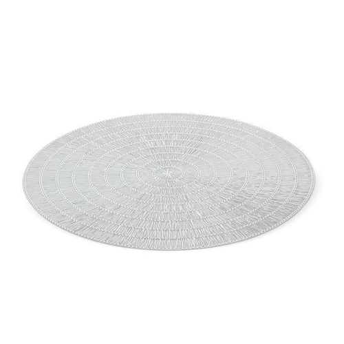 Abbott Round Silver Halo Placemat