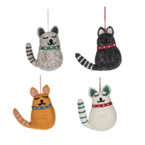 Abbott Cat Ornament Assorted Abbott Cat Ornament Assorted