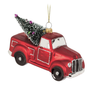 Abbott Truck with Tree Ornament Abbott Truck with Tree Ornament
